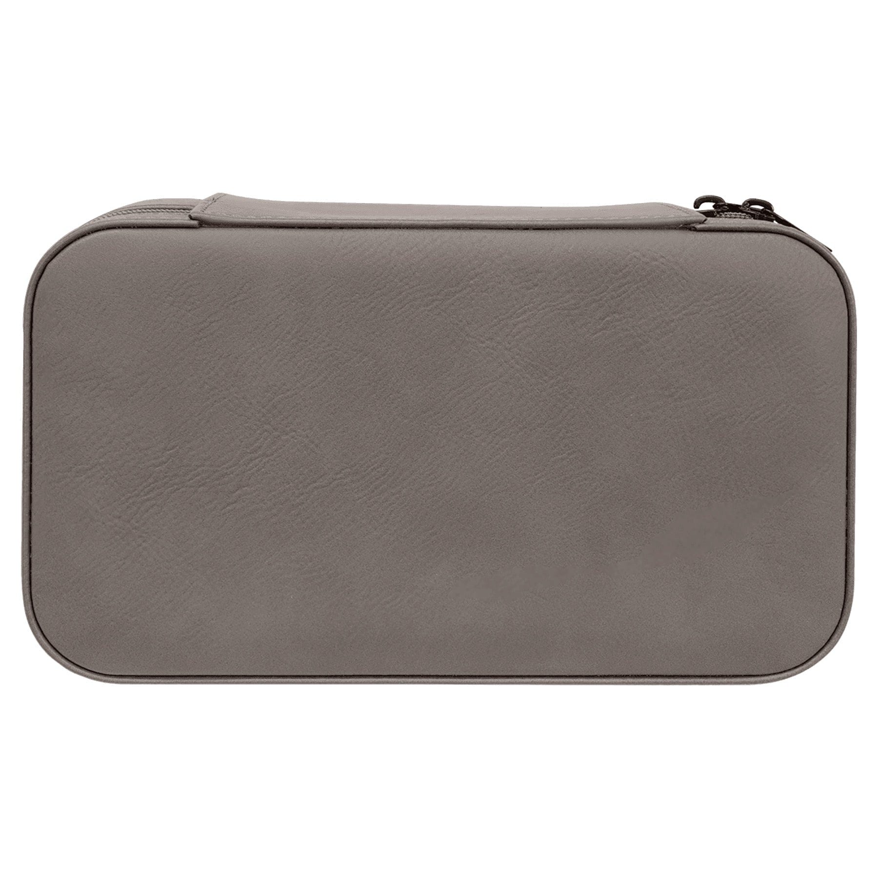 Gray Large Leatherette Jewelry Box