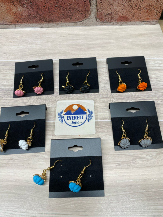 Pumpkin Charm Earring