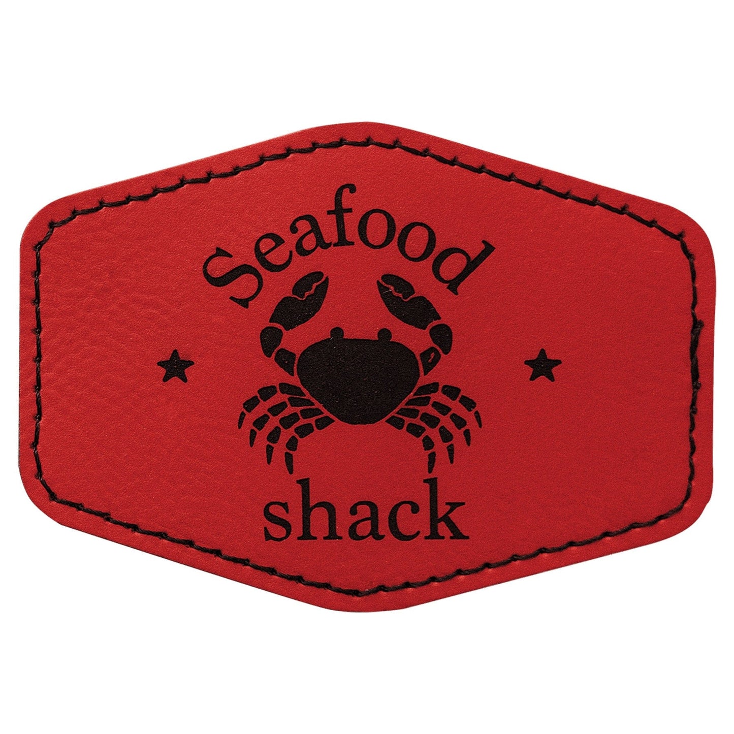 Premium Heat-Press Vegan Leather Patches – Personalized