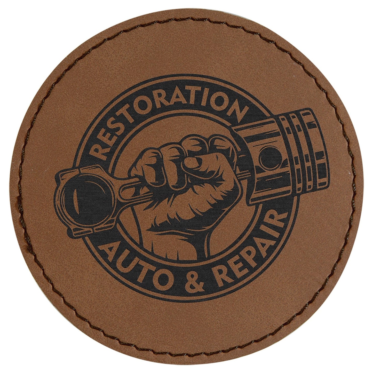 Premium Heat-Press Vegan Leather Patches – Personalized