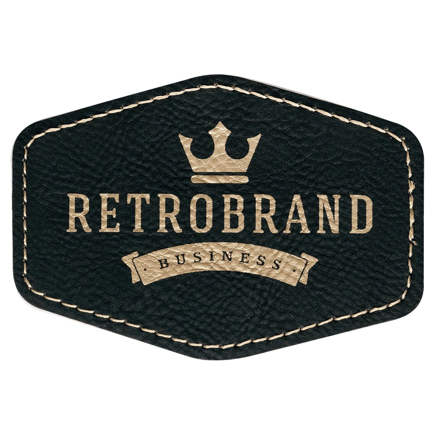 Premium Heat-Press Vegan Leather Patches – Personalized