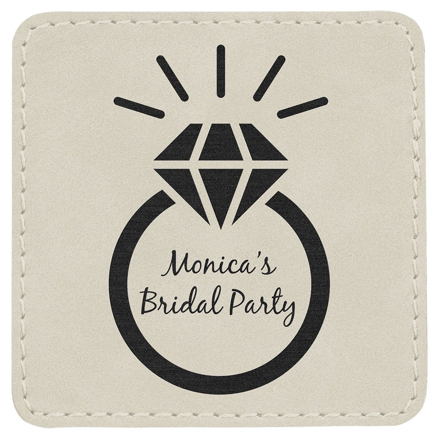 Premium Heat-Press Vegan Leather Patches – Personalized