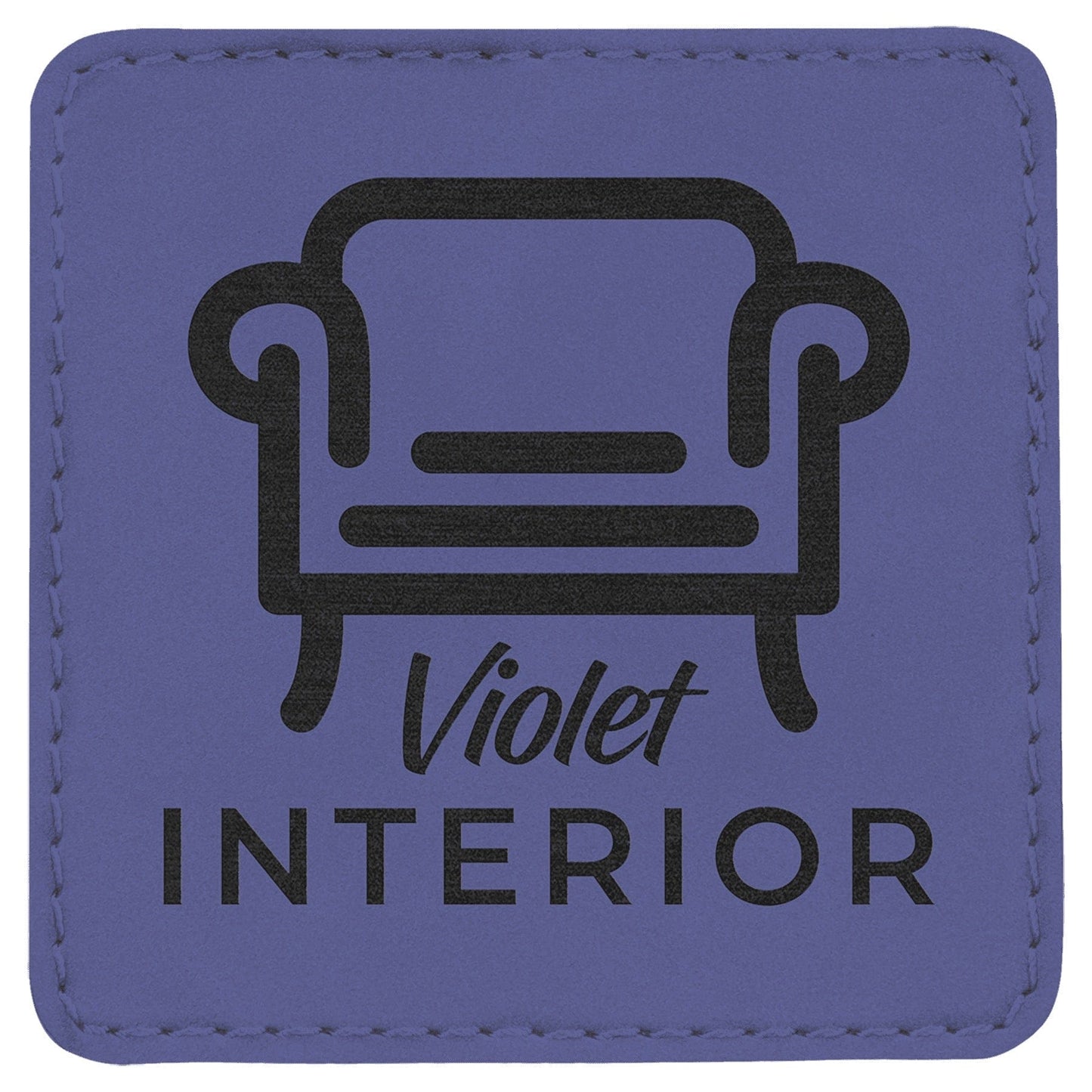 Premium Heat-Press Vegan Leather Patches – Personalized