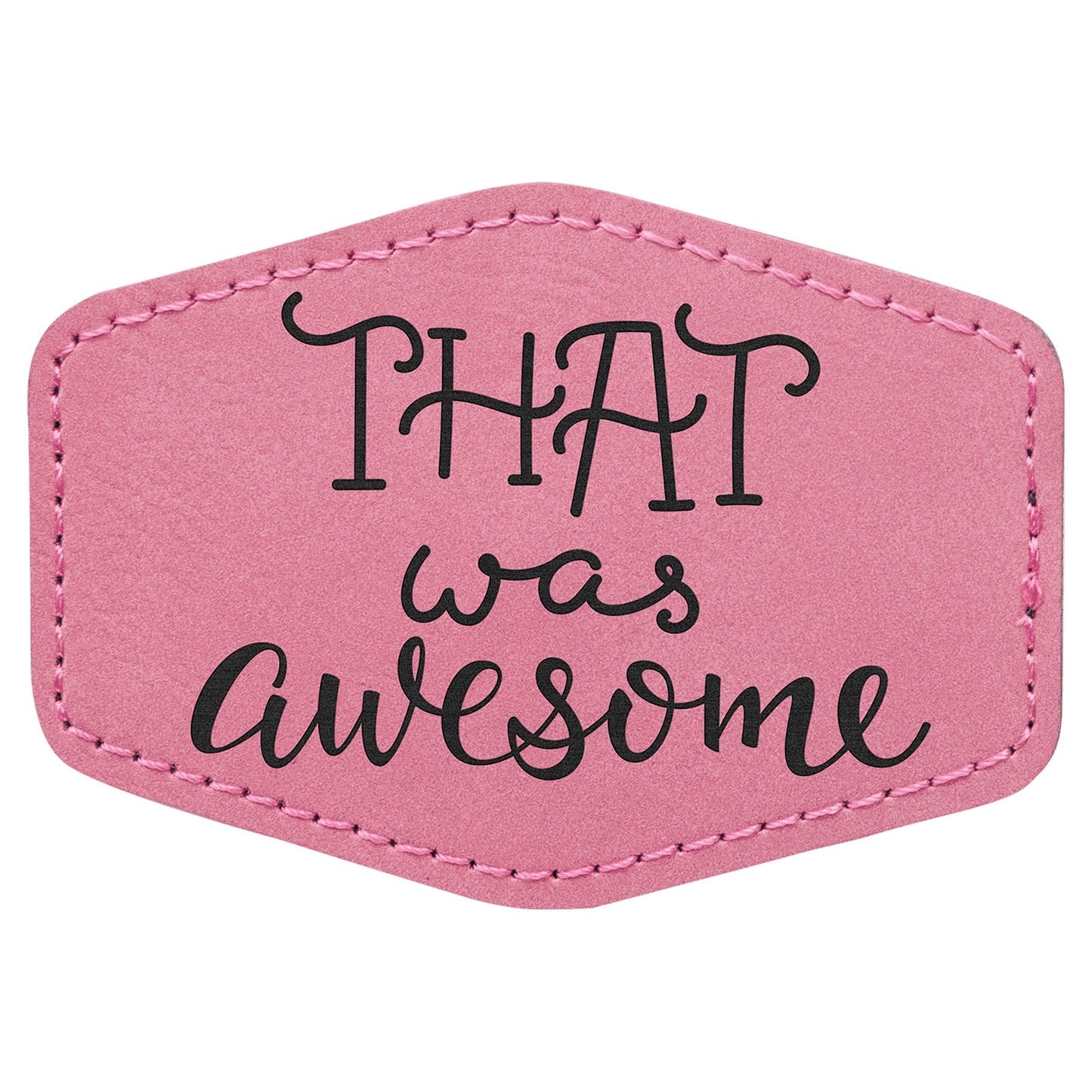 Premium Heat-Press Vegan Leather Patches – Personalized