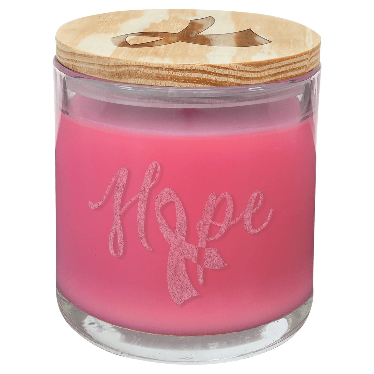 14 oz Scented Soy Candle – Custom Engraved Wood Lid