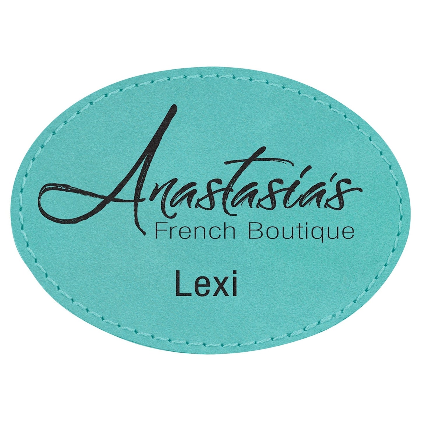 Premium Heat-Press Vegan Leather Patches – Personalized