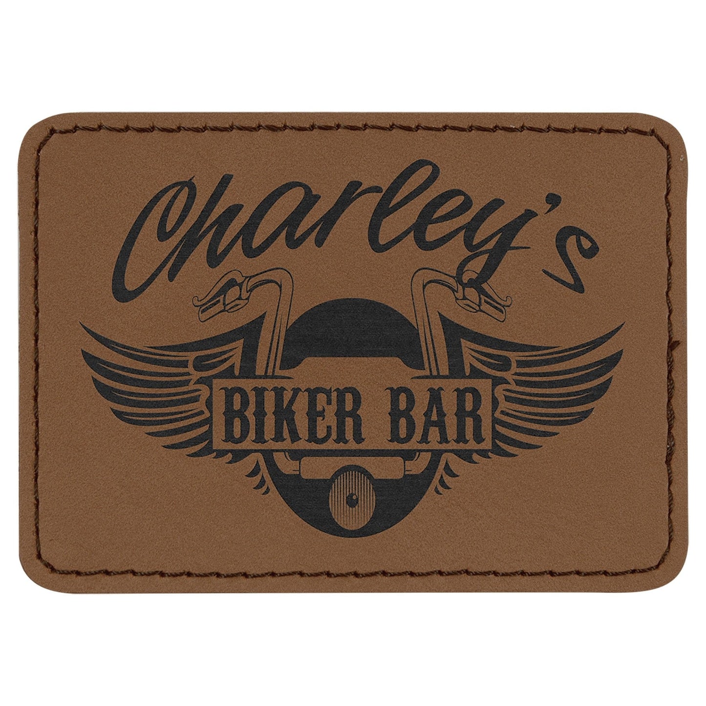 Premium Heat-Press Vegan Leather Patches – Personalized