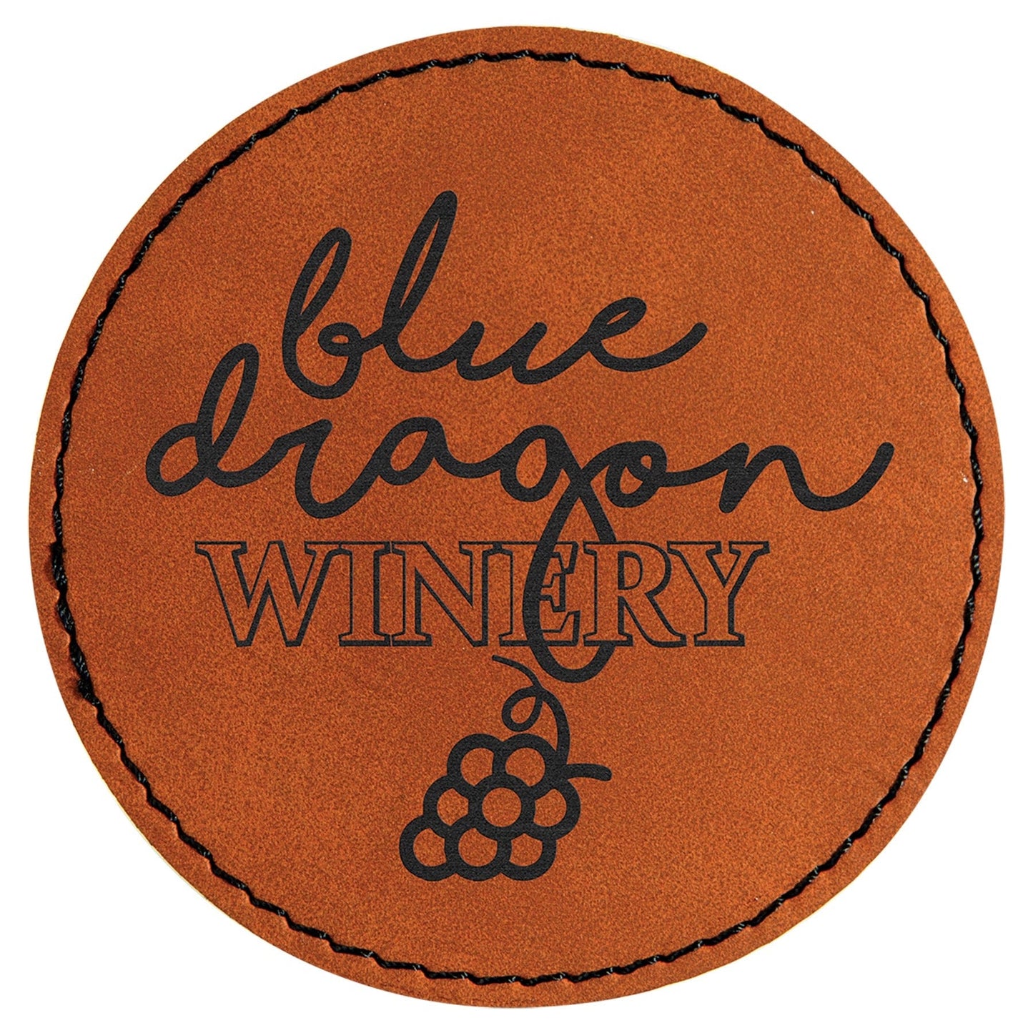 Premium Heat-Press Vegan Leather Patches – Personalized