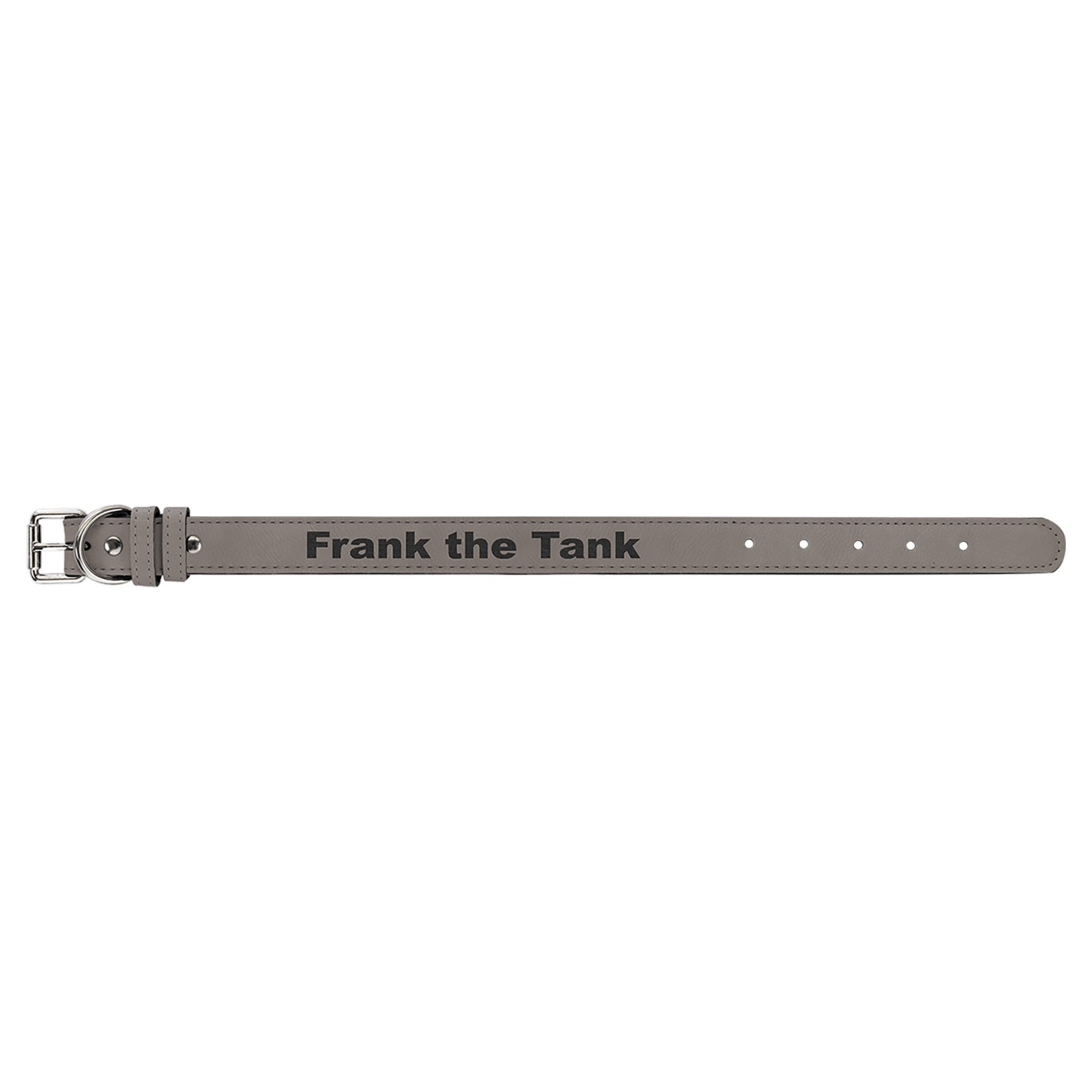 Burnmark Dog Collar | Personalized Laser Engraved | Ash | Everett June