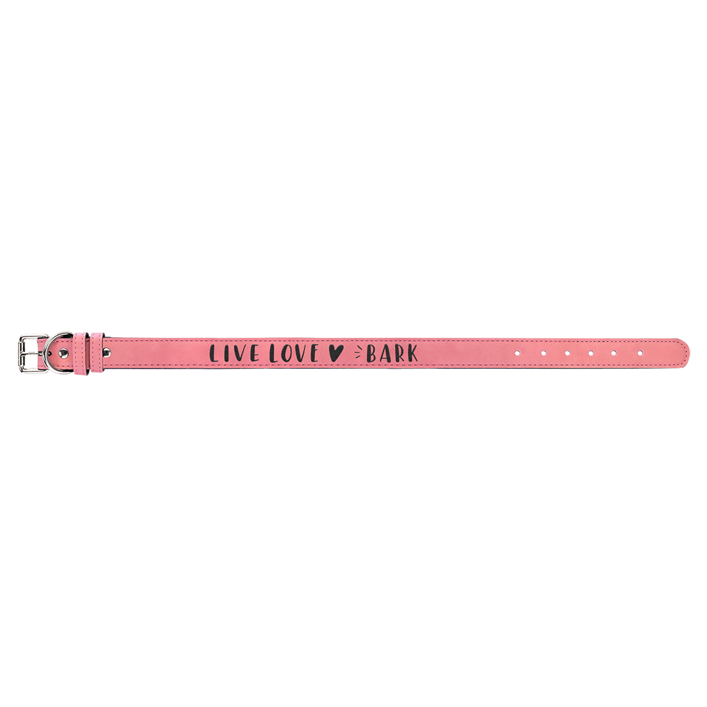 Burnmark Dog Collar | Personalized Laser Engraved | Blush | Everett June