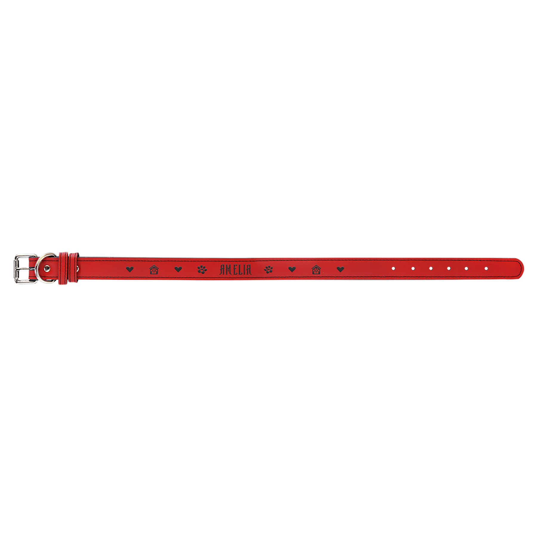 Burnmark Dog Collar | Personalized Laser Engraved | Ember | Everett June