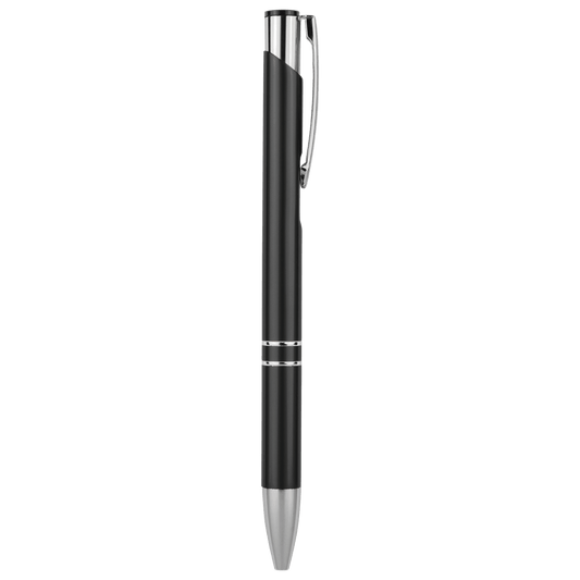 Custom Engraved Silver Trim Ballpoint Pen | Personalized Gift