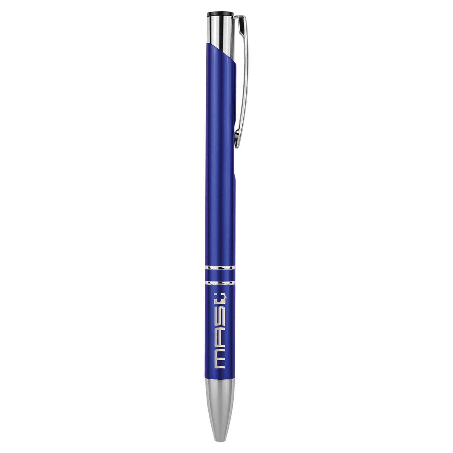 Custom Engraved Silver Trim Ballpoint Pen | Personalized Gift