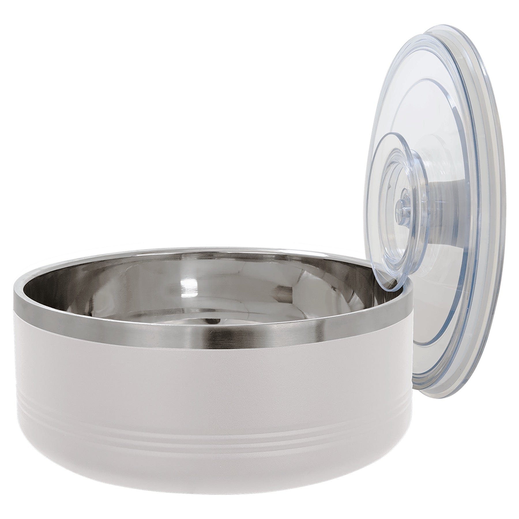 LSB202 - Polar Camel White 1 1/4 Quart Serving Bowl with Lid