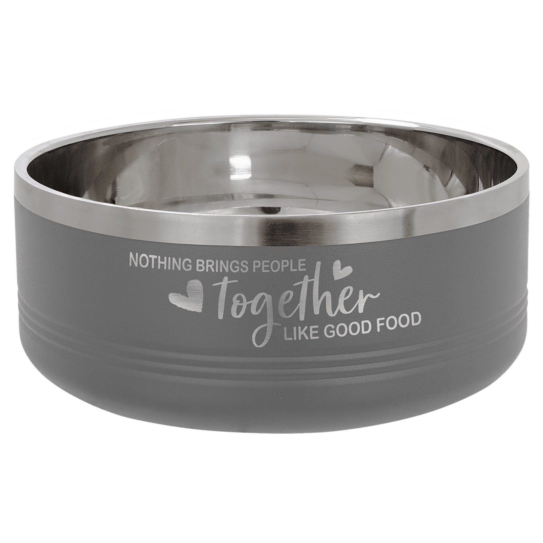 LSB203 - Polar Camel Gray 1 1/4 Quart Serving Bowl with Lid
