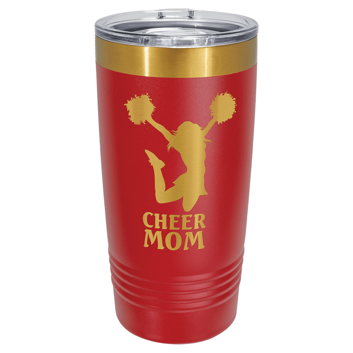 Polar Camel 20 oz Bright Gold Ion-Plated Engraved Tumbler with Slider Lid