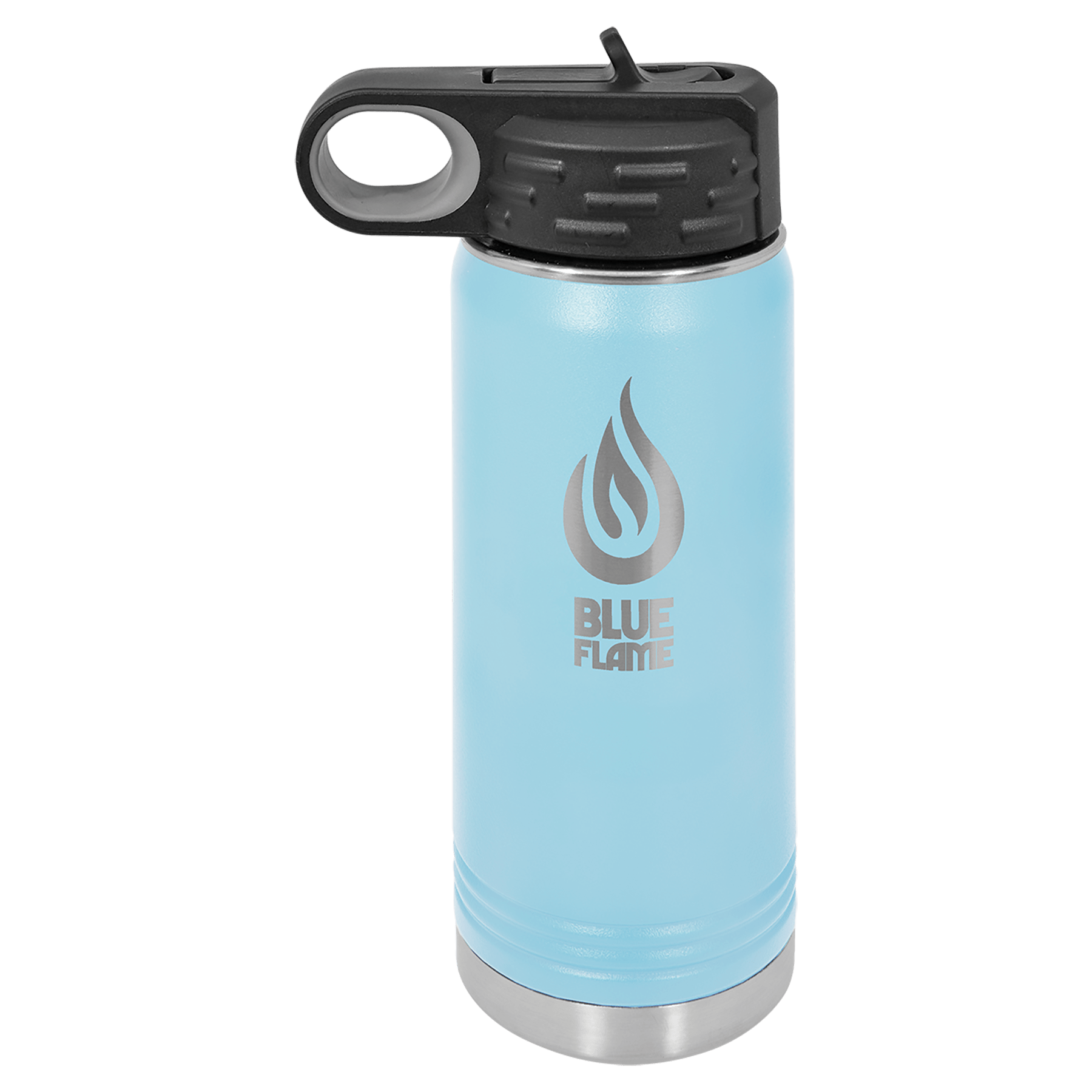Polar Camel 20 oz. Light Blue Water Bottle
