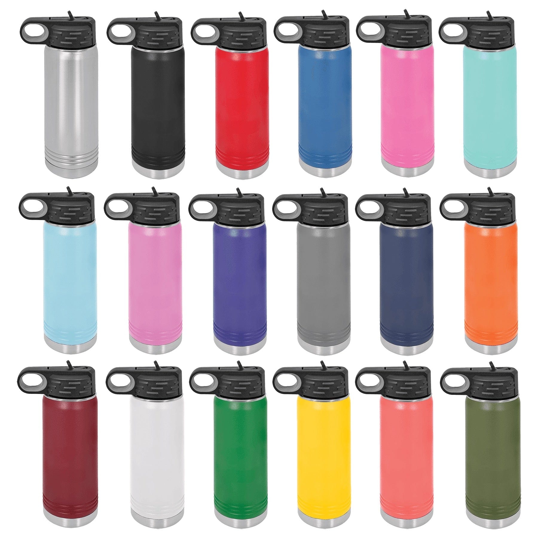 Polar Camel 20 oz. Water Bottle Sample Set