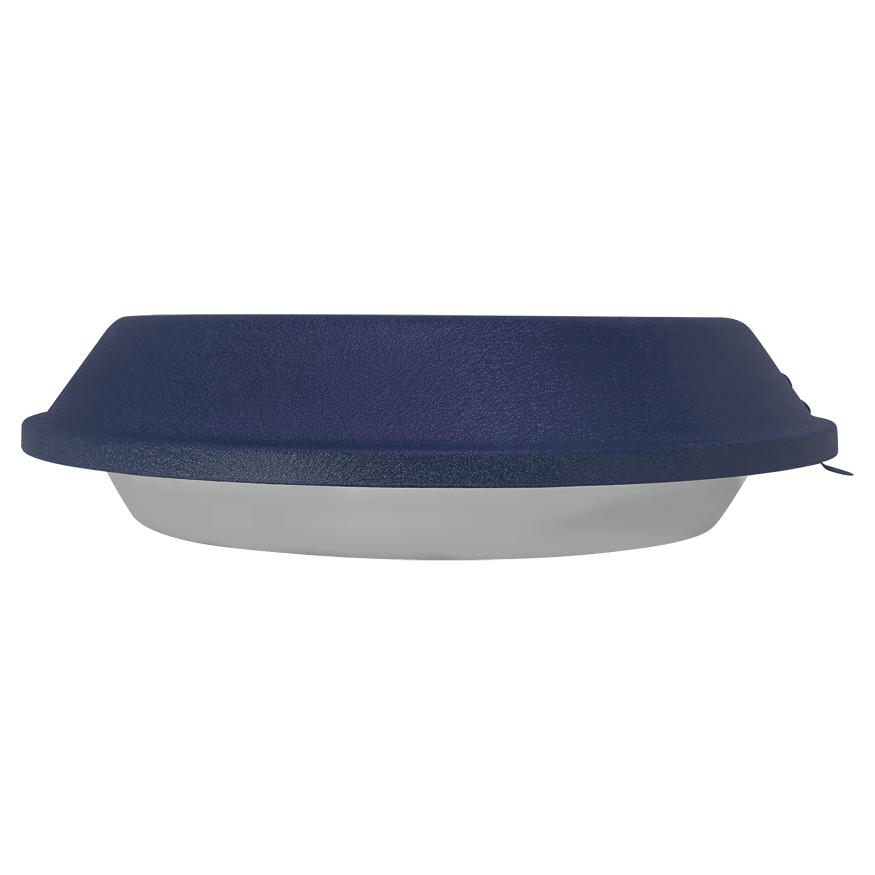 9" Aluminum Pie Pan with Navy Blue Lid
