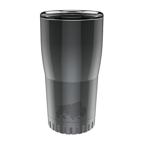 Silver Buffalo Stainless Steel Insulated Tumbler, 20 oz., Dark Gray
