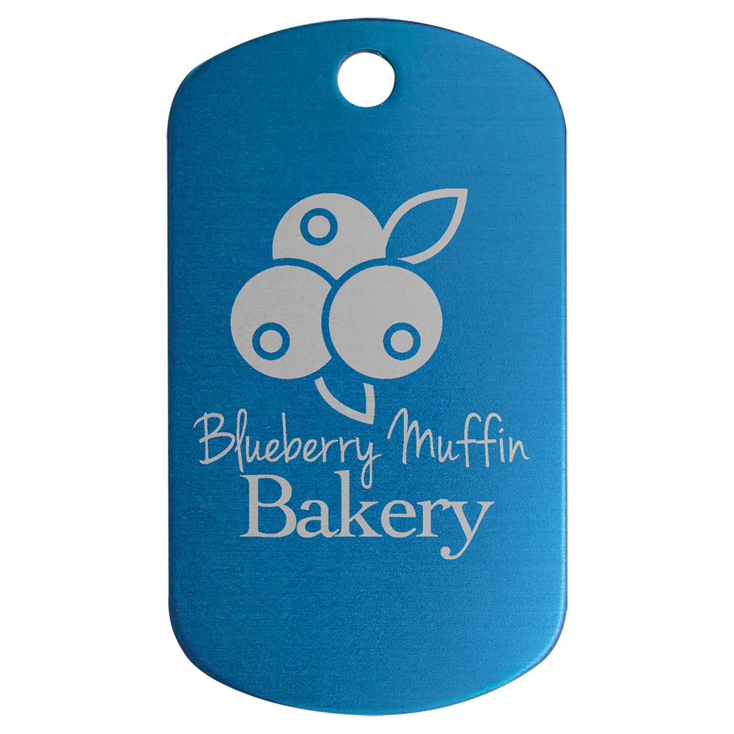Custom Engraved Aluminum Dog Tag | Personalized Military Style GI Tag