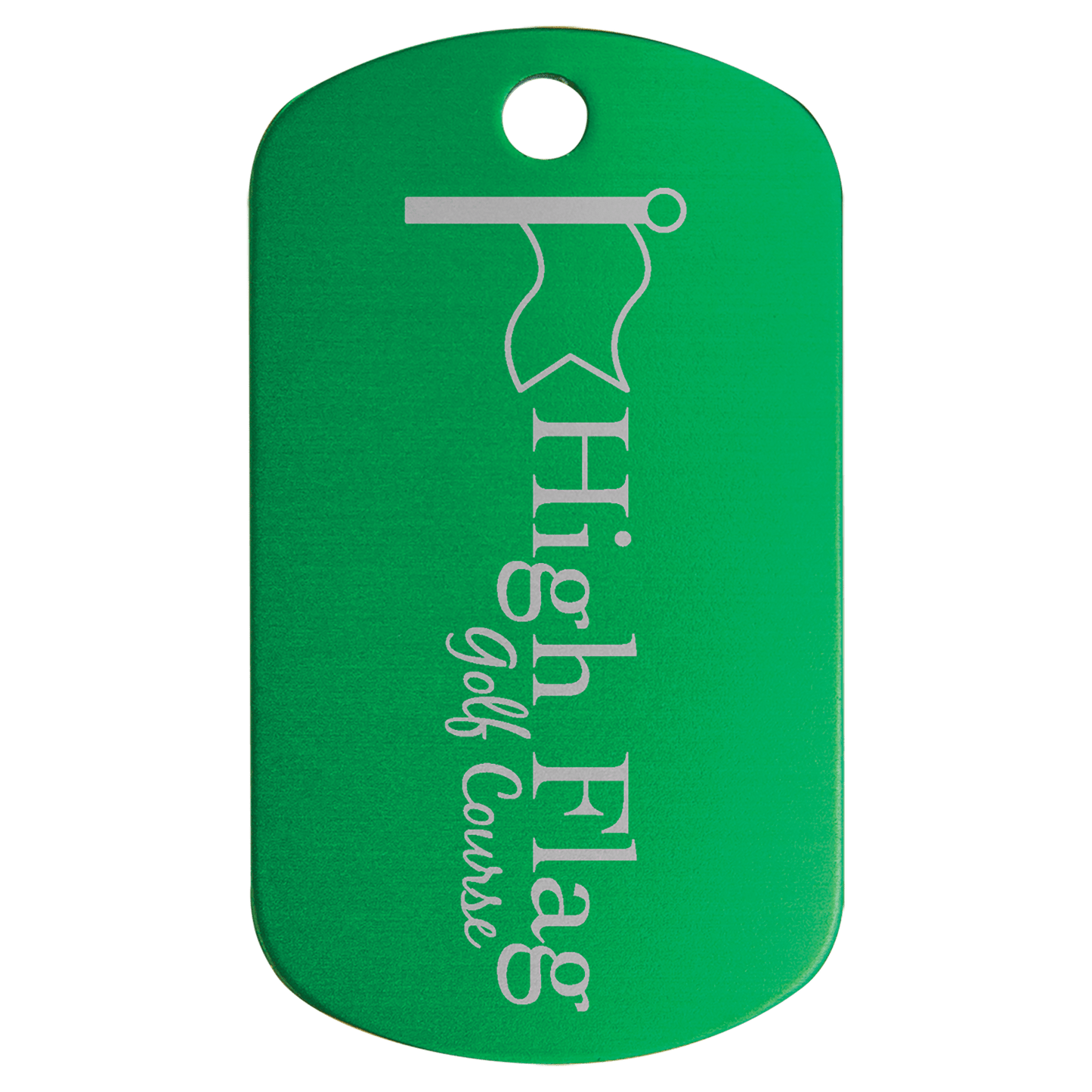 Custom Engraved Aluminum Dog Tag | Personalized Military Style GI Tag